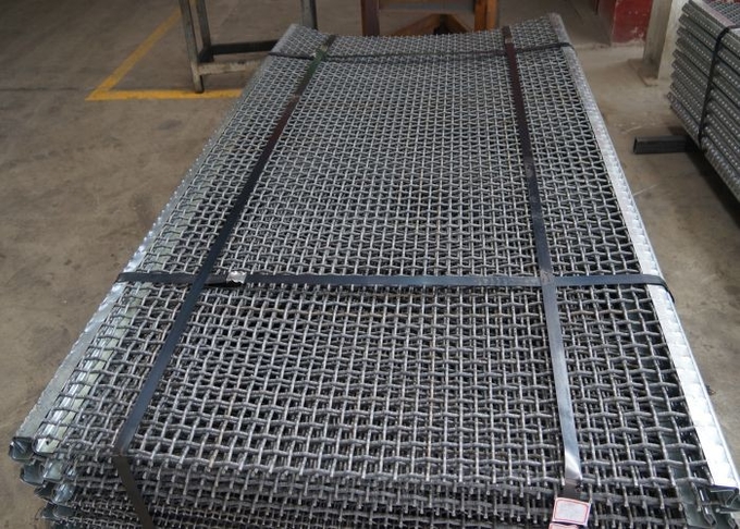 Double 1600mpa Plain Weave 19.04mm Gravel Screen Mesh In Quarry Industrial 1