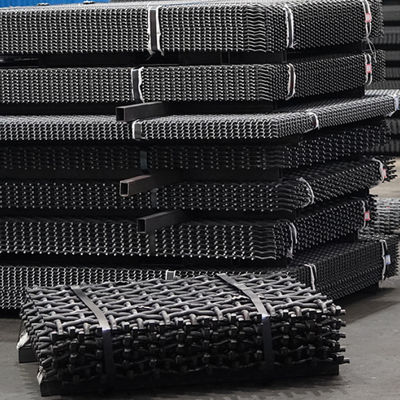 Permeabilità ottimale Crimp Wire Screens Mesh per aggregato di ghiaia carbone e minerale