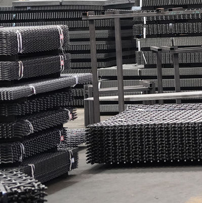 Schermi di filo tessuto in acciaio al carbonio ad alta resistenza e durezza per miniere e cave