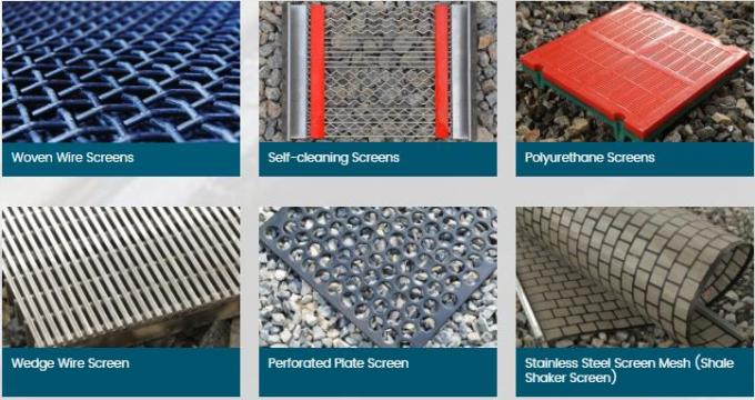 Cavo resistente grezzo Mesh Screen For Stone Crushers e industria del cemento 4