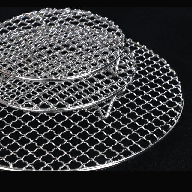 Maglia tessuta della griglia del BARBECUE di acciaio inossidabile di 304 L150mm 1