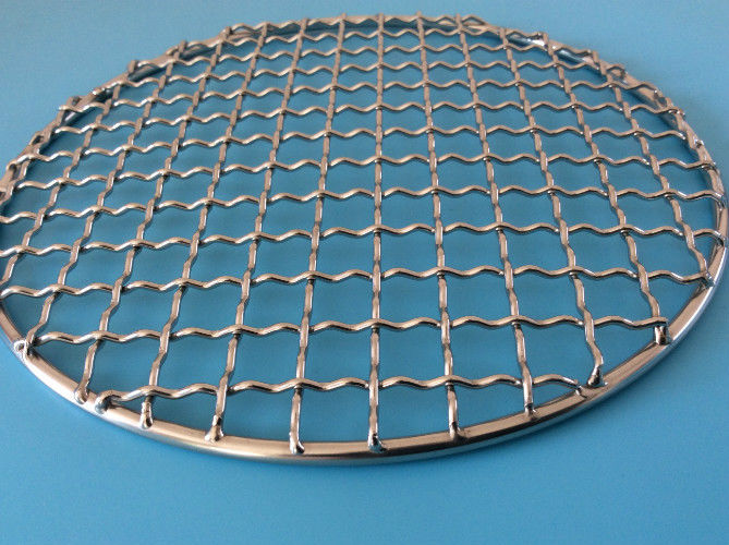 Maglia tessuta della griglia del BARBECUE di acciaio inossidabile di 304 L150mm 2